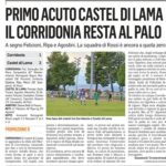 Corridonia Castel di lama sul Corriere Adriatico